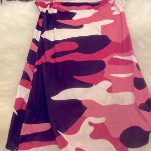Pink camo sundress
